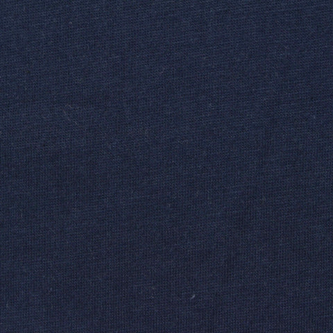 Cotton Polyester Jersey Knit Fabric, 160 gsm, 175 cm — Navy