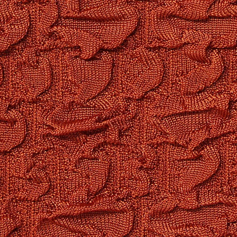 Jacquard Polyester Stretch Interlock Knit Fabric, 230 gsm, 160 cm — Orange
