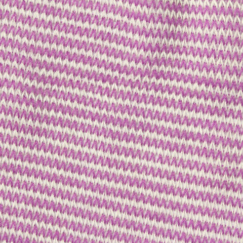 Purple Horizontal-Stripe Chunky Knit, Viscose