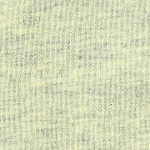 Light Yellow Marl Jersey Knit, Cotton-Poly, 230 gsm