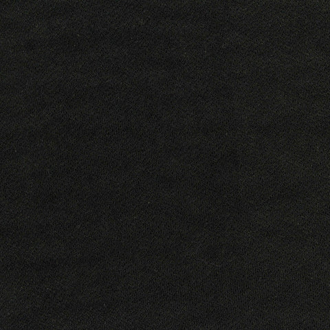Polyester Stretch Linen-Look Fabric, 311 gsm, 160 cm — Black