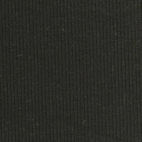 Polyester Viscose Stretch Rib Knit Fabric, 260 gsm, 140 cm — Green