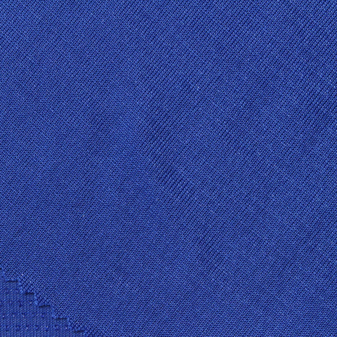 Jacquard Polyester Metallic Stretch Knit Fabric, 165 gsm, 155 cm — Blue