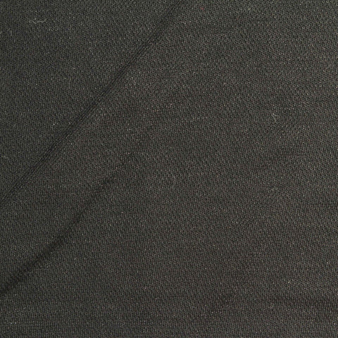 Viscose Nylon Piqué Knit Fabric, 175 gsm, 170 cm — Black