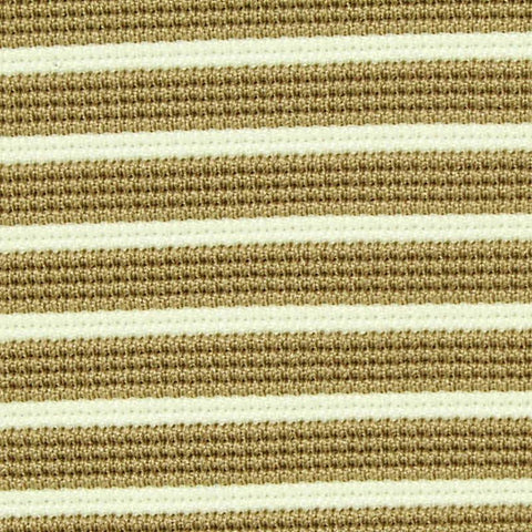 Brown Horizontal-Stripe Knit, Polyester, 260 gsm