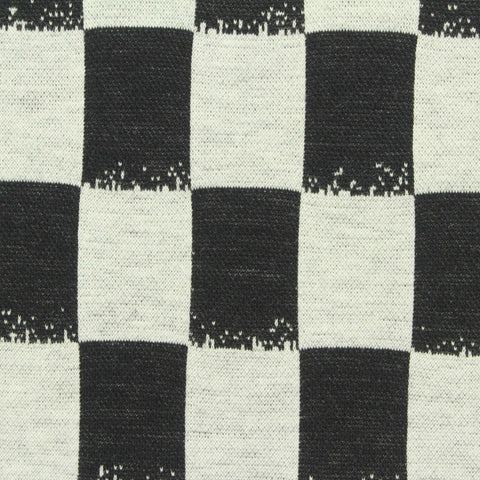 Black Check Jacquard, Nylon-Viscose