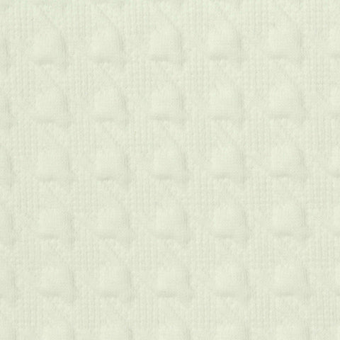 Beige Square Jacquard, Poly-Cotton