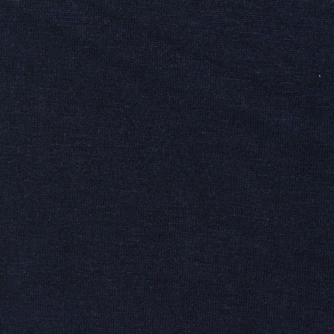 Cotton Polyester Jersey Knit Fabric, 168 gsm, 172 cm — Navy