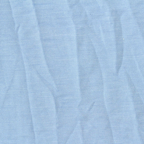 Cotton Stretch Jersey Knit Fabric, 150 gsm, 165 cm — Blue