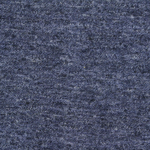 Blue Heathered-Marl Scuba Knit, Polyester, 320 gsm