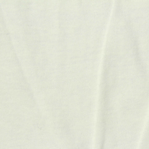 Cotton Viscose Stretch Rib Knit Fabric, 100 gsm, 155 cm — White