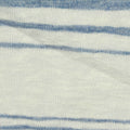 Blue Horizontal-Stripe Knit, Viscose-Poly, 165 gsm