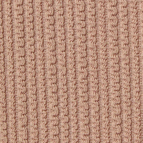 Polyester Stretch Rib Knit Fabric, 270 gsm, 165 cm — Pink
