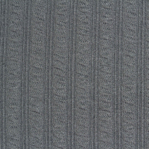 Polyester Stretch Rib Knit Fabric, 290 gsm, 165 cm — Grey