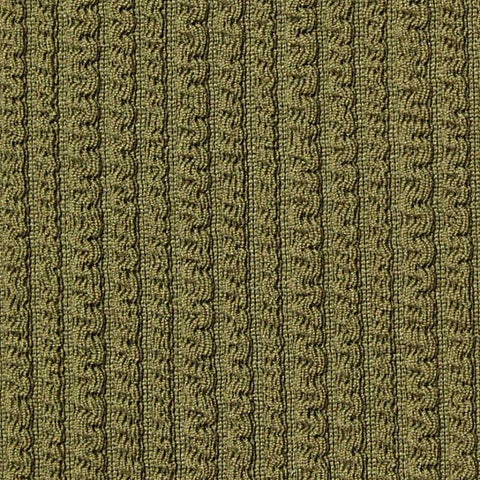 Green Textured Rib Knit, Polyester