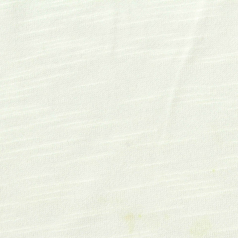 Slub Polyester Viscose Stretch Jersey Knit Fabric, 180 gsm — White