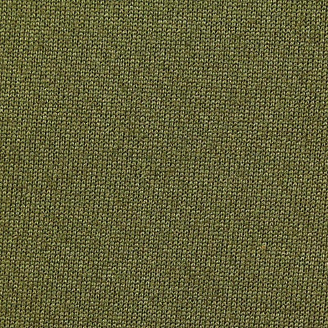 Polyester Viscose Stretch Scuba Knit Fabric, 350 gsm — Green