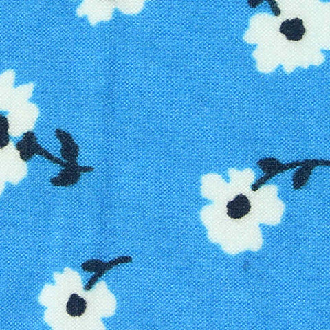 Printed Polyester Stretch Milk Silk Knit Fabric, 180 gsm, 160 cm — Blue
