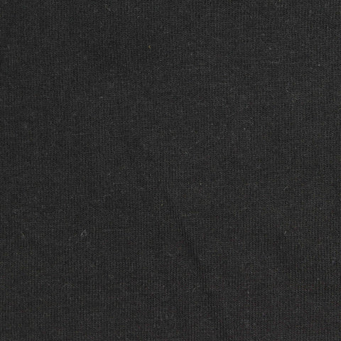 Cotton Polyester Jersey Knit Fabric, 150 gsm, 175 cm — Black