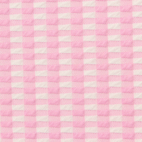 Pink Check Jacquard, Poly-Nylon