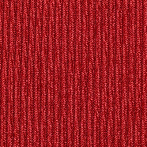 Viscose Stretch Rib Knit Fabric, 270 gsm, 120 cm — Red, ref EF-247940