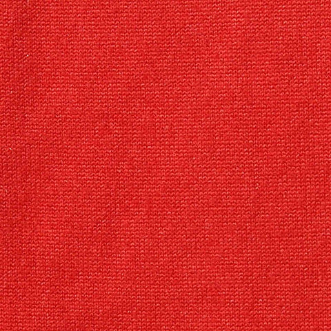 Brushed Polyester Stretch Milk Silk Knit Fabric, 175 gsm, 170 cm — Red