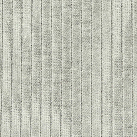 Light Grey Heathered-Marl Rib Knit