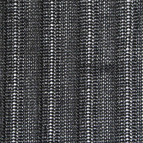 Grey Vertical-Stripe Rib Knit