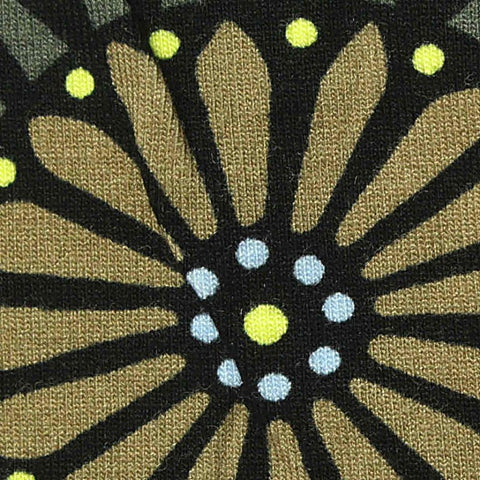 Olive Dot Knit, Viscose