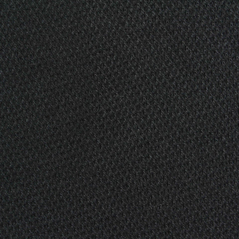 Jacquard Polyester Viscose Knit Fabric, 280 gsm, 160 cm — Black