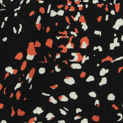 Off-White Abstract Knit, Viscose