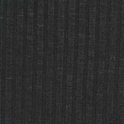 Slub Polyester Stretch Rib Knit Fabric, 325 gsm, 105 cm — Grey