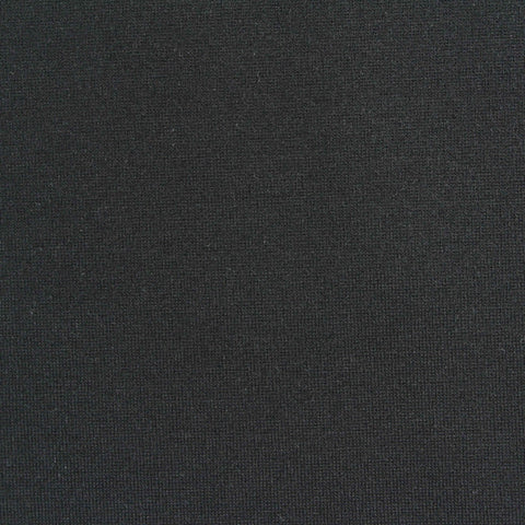 Viscose Nylon Stretch Ponte Knit Fabric, 350 gsm, 160 cm — Black, ref EF-248337