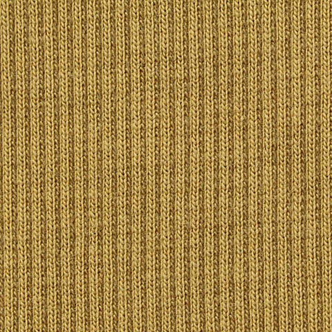 Cotton Stretch Rib Knit Fabric, 360 gsm, 120 cm — Khaki