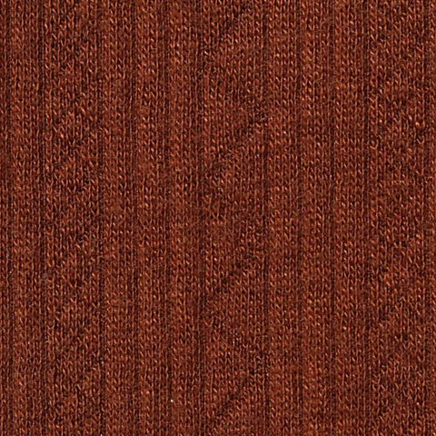 Jacquard Polyester Stretch Knit Fabric, 218 gsm, 150 cm — Brown