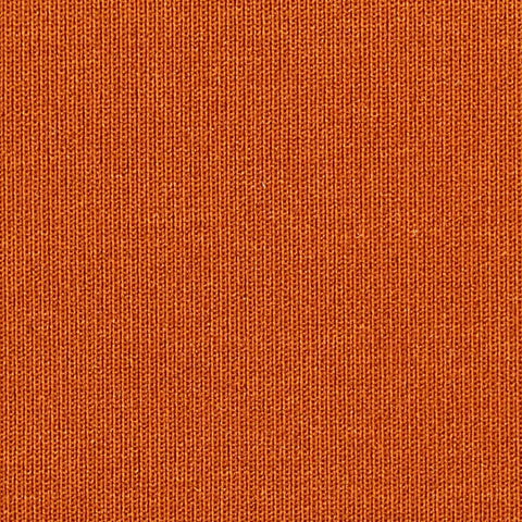 Polyester Cotton Stretch Interlock Knit Fabric, 390 gsm — Orange