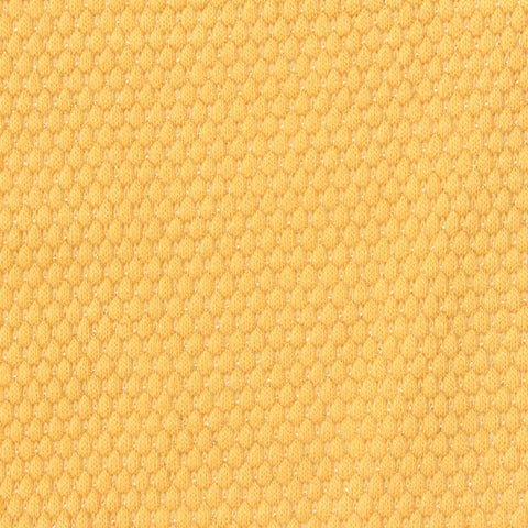 Jacquard Polyester Cotton Metallic Knit Fabric, 170 gsm, 160 cm — Yellow