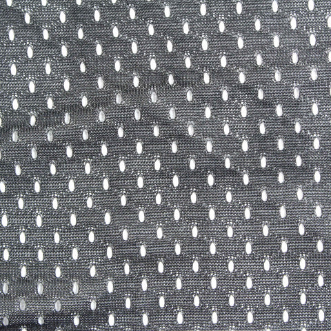 100% Polyester Mesh Fabric, 105 gsm, 160 cm — Grey
