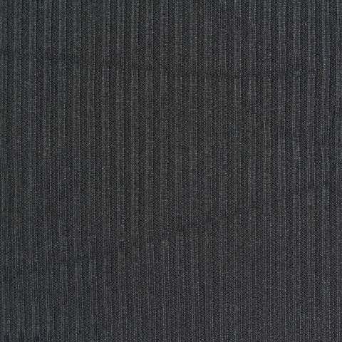 Light Grey Vertical-Pinstripe Rib Knit, Polyester