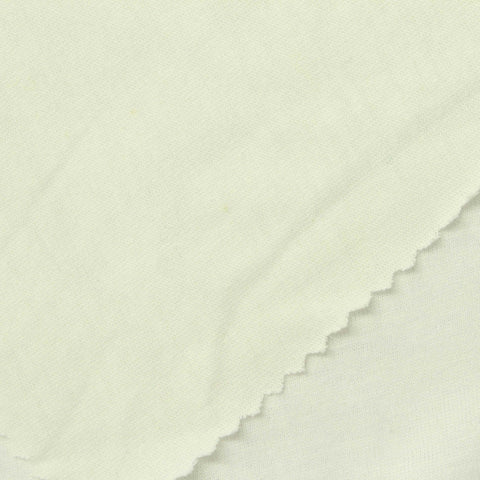 Cotton Polyester Jersey Knit Fabric, 170 gsm, 175 cm — White