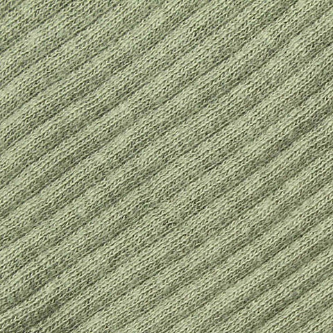 Light Olive Heather Rib Knit