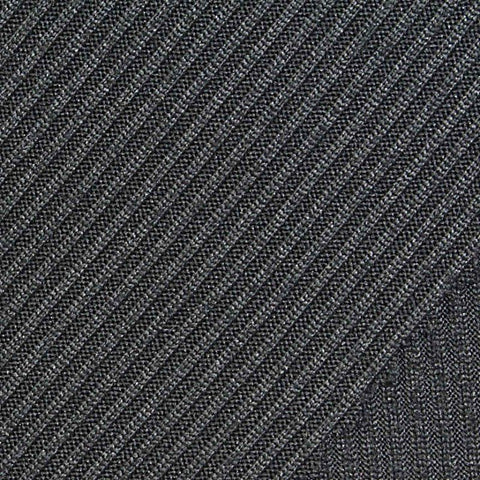 Brushed Polyester Stretch Rib Knit Fabric, 190 gsm, 180 cm — Grey
