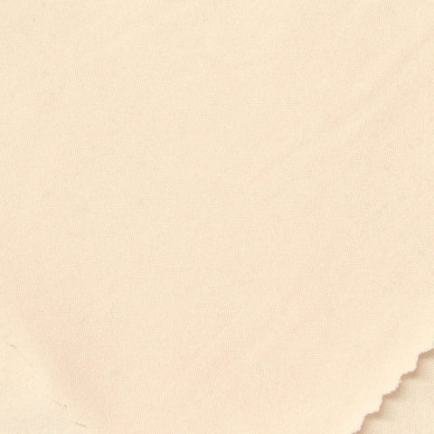 Brushed Polyester Stretch Milk Silk Knit Fabric, 180 gsm, 165 cm — Beige