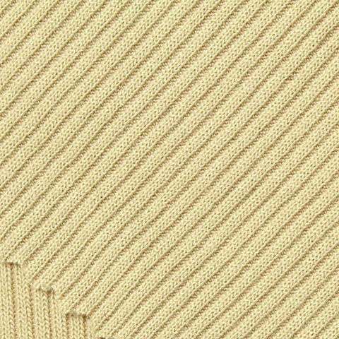 Polyester Viscose Stretch Rib Knit Fabric, 210 gsm, 170 cm — Khaki