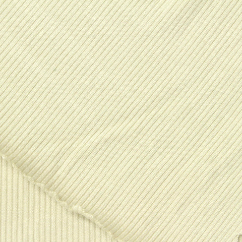 Viscose Stretch Rib Knit Fabric, 270 gsm, 120 cm — Yellow, ref EF-249218