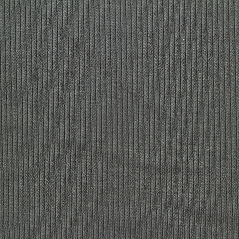 Viscose Stretch Rib Knit Fabric, 290 gsm, 120 cm — Green, ref EF-249231