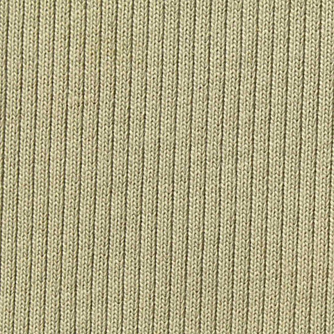 Light Khaki Ribbed Rib Knit, Polyester