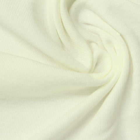 Cotton Tencel Lyocell Stretch Rib Knit Fabric, 200 gsm, 160 cm — Yellow