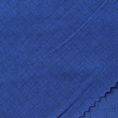 Blue Tone-on-Tone Jacquard, Polyester, 160 gsm