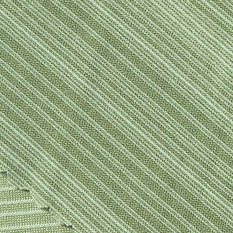Light Green Stripe Rib Knit, Polyester